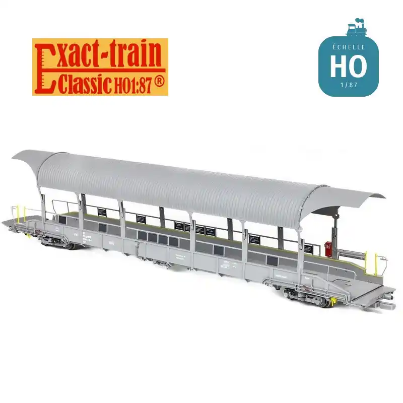 Achat Immédiat Set de 4 wagons transport de voitures 1 type Sdt Talbot N°1 BLS Ep VI HO Exact-Train EX25001