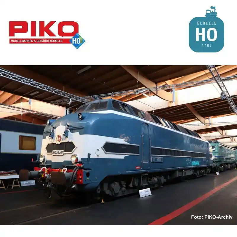 Locomotive diesel CC 65000 Origine SNCF Ep III Digital Son HO Piko P97542 Produit De Marque