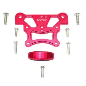 Offre Spéciale GPM Platine supérieur avant alu rouge MAK015-R