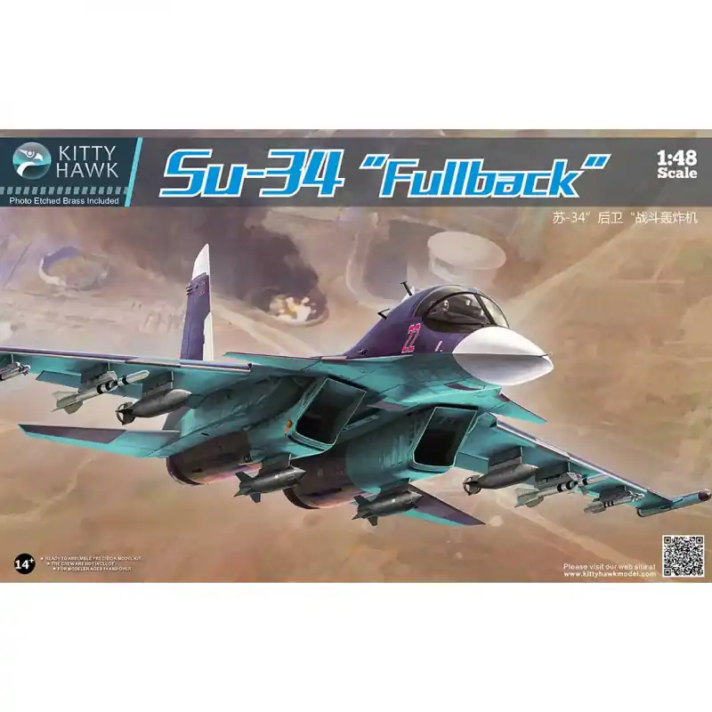 Maquette plastique avion Sukhoi Su-34 "Fullback" 1 48 Authentique