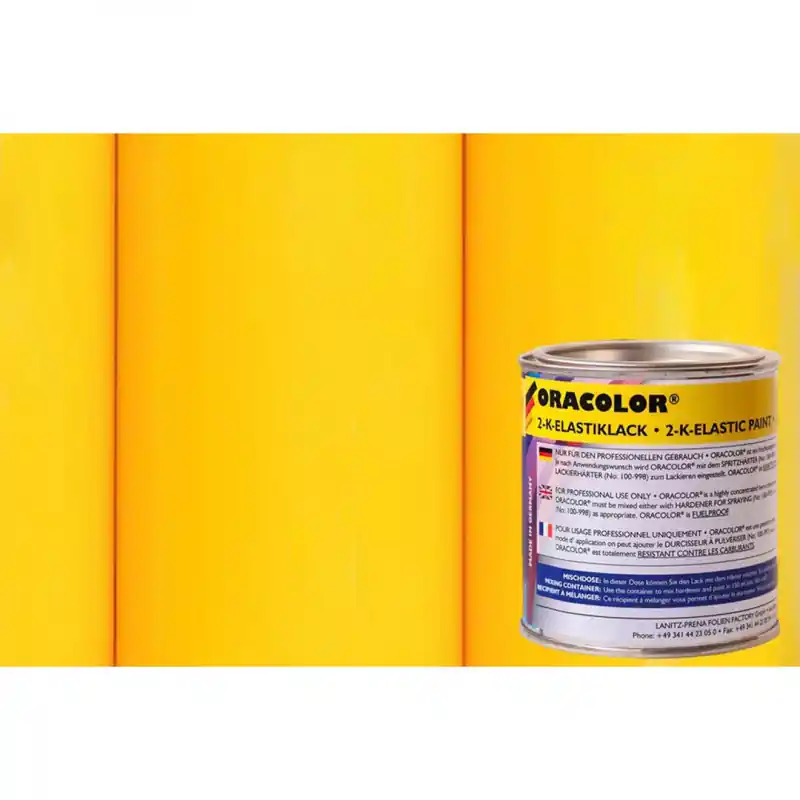 Peinture élastique ORACOLOR Jaune 100ml Livraison Express