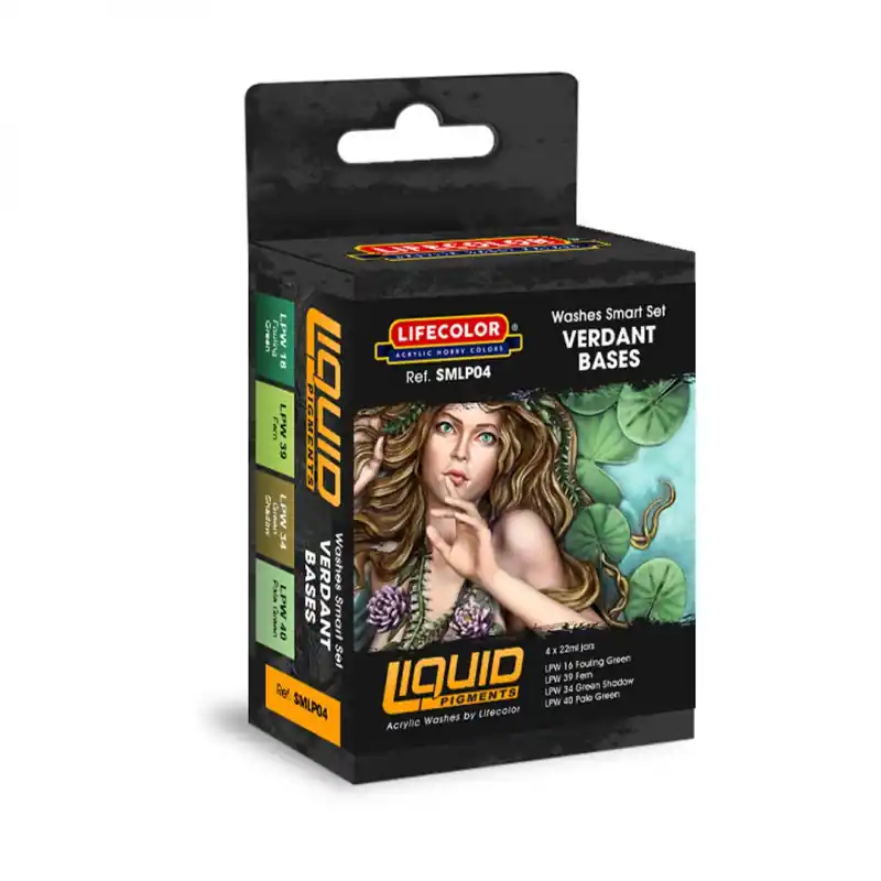 Offre Limitée Peinture acrylique Set de pigments à brosser Bases verdoyantes