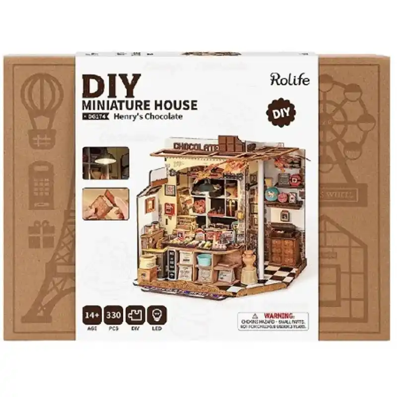 Paiement Sécurisé Miniature 3D DIY Henrys Chocolate - Rolife