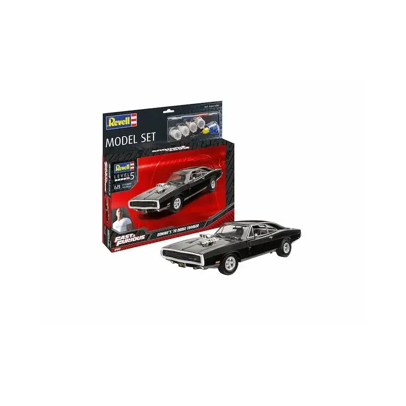 Maquette Dominics ‘70 Dodge Charger Fast & Furious Level 5 échelle 1 25 - Revell Nouvel Arrivage