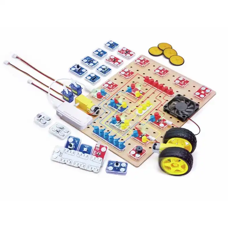 Populaire Circuit Explorer Lab Kit 60 pcs - Hape