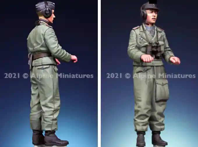 Alpine Miniatures 35290 German Heer Panzer Ace Solde