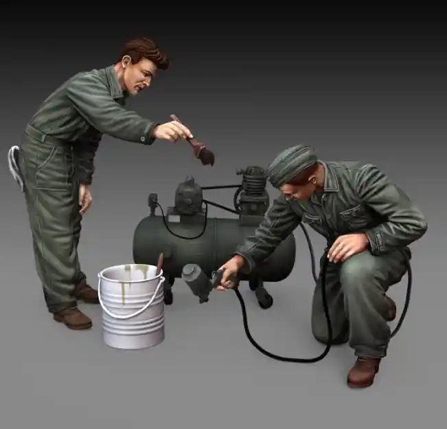 Royal Model di R. Reale 896 Soldiers painting Dernier Modèle