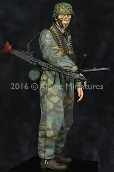 Alpine Miniatures 16033 MG Gunner 12 SS Panzer Division "HJ" Commande En Gros