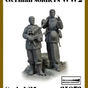 Ardennes Miniature 35073 German Soldiers WW2 Haute Qualité