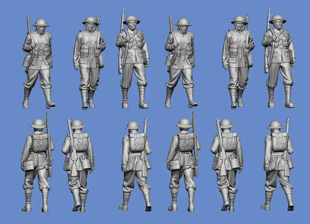 Remise Germania-Figuren 72-WW1-0306 British Infantry 1914/1918 II