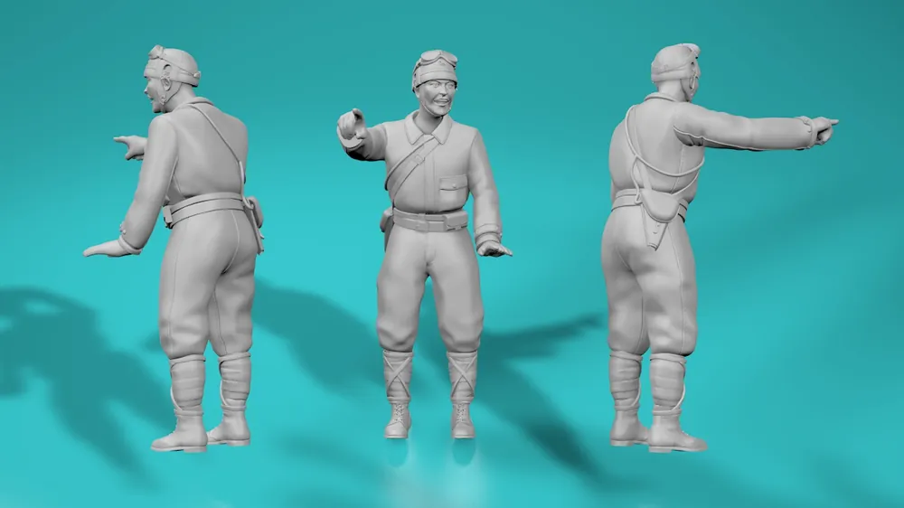 Nouvel Arrivage EMP3D 99202622-48 Japoński czołgista 2WŚ - pełna figurka - wersja 1a