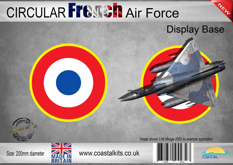 Coastal kits C20004 Circular Display Base French Air Force 200mm Prix Choc