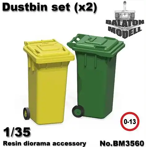 Offre Limitée Balaton Modell BM3560 Dustbin set (2pcs.)