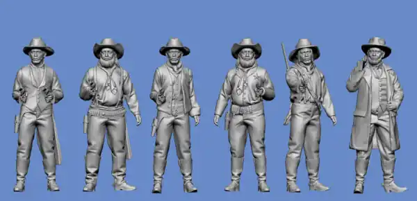 Bon Marché Germania-Figuren 72-9516 Gunfighters Of The Wild West – Gunman 02