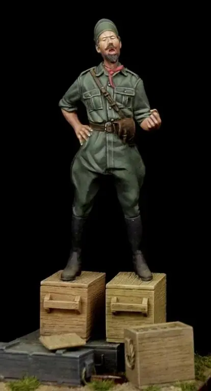 Commander Vite The Bodi Miniatures 35121 Singing Italian officer WWII