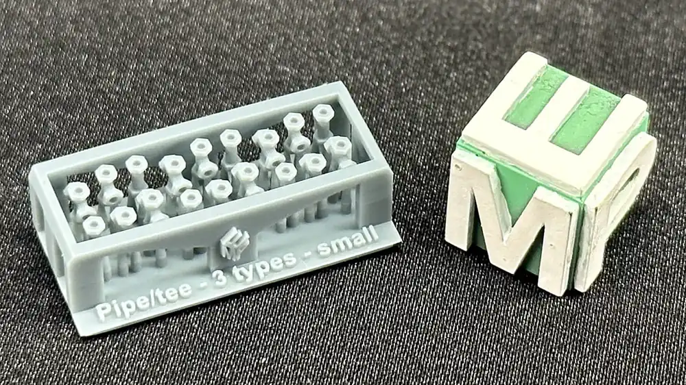 Usine Directe EMP3D 99160607 Kształtki - Zestaw 1 - 3 Typy - Małe - 3x6 Sztuk (1,5mm)