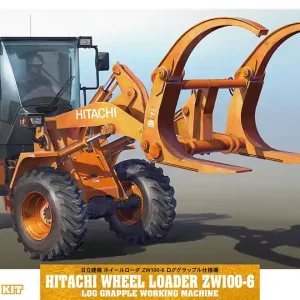 Hasegawa 66105 Hitachi Wheel Loader ZW100-6 Log Grapple Working Machine Pas Cher