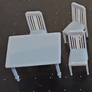 Quantité Limitée Archelaos Miniatures AMA35002 Stół + 6 krzeseło s1+k1