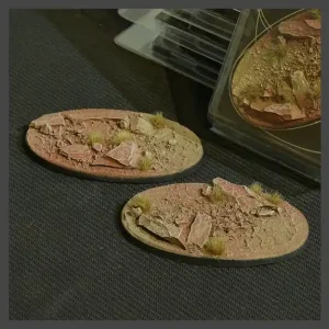 Achat Immédiat GamersGrass GGB-BLO90 Badlands Bases Oval 90mm (x2)