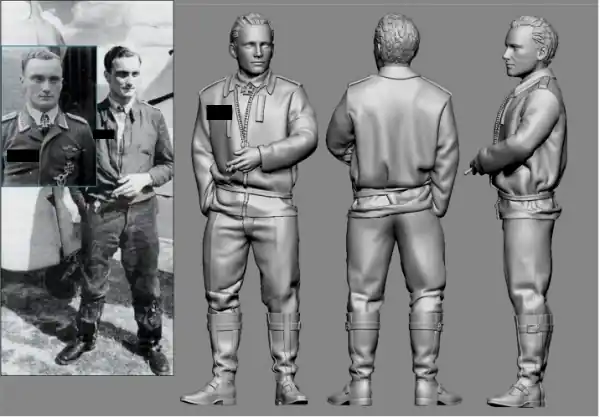 Achat Immédiat Peddinghaus-Decals 48417 German Luftwaffe WWII Ace in France Josef Wurmheller (3D-Printed)