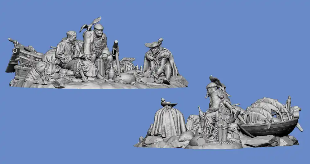 Prix Cassé Germania-Figuren 72-8014 Pirates of the Caribbean – Small Diorama