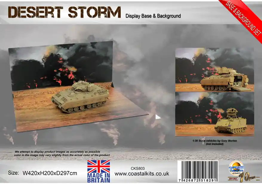 Coastal kits S803 Desert Storm Base & Background Produit De Marque