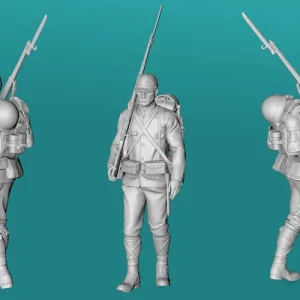 Vente Directe EMP3D 99202611-72 Żołnierz japoński 2WŚ - idący - Wersja 3 (1 Figurka)