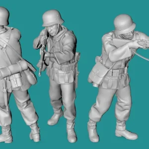 Réduction EMP3D 99200115-48 Niemiecki żołnierz - strzelający (stoi / 1 Figurka)