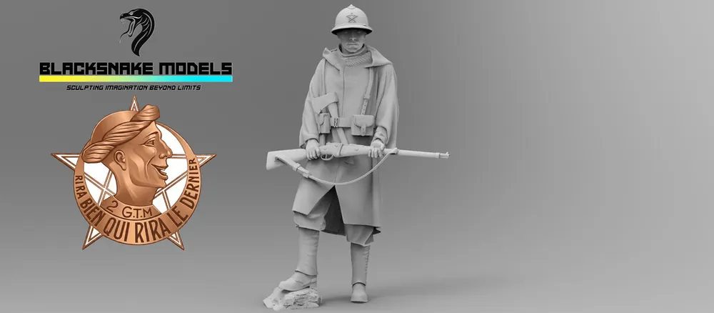 Soldes BlackSnake Model GOUMIER-05-16 Goumier No.5 - Soldier of the 2e Groupe de Tabors Marocains (GMT / 1 Figure)