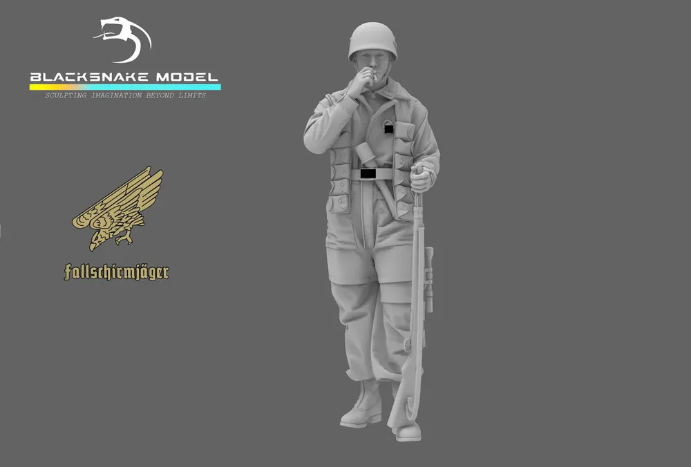 Prix Cassé BlackSnake Model FSJ-10-16 German WWII Fallschirmjaeger Scharfschutze (1 Figure / Soldier No.10)