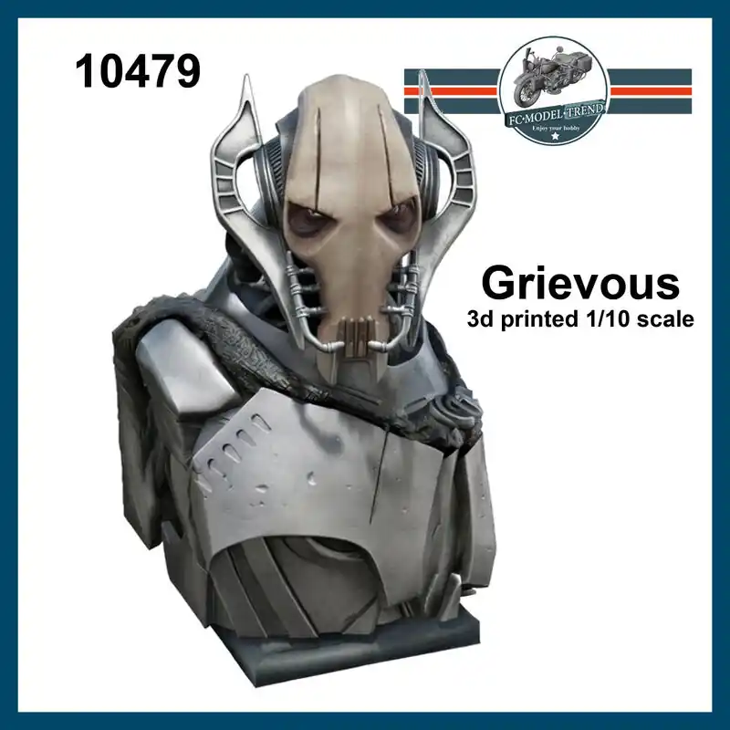 Haute Qualité FC ModelTrend 10479 Grievous - Bust (3D-Printed)