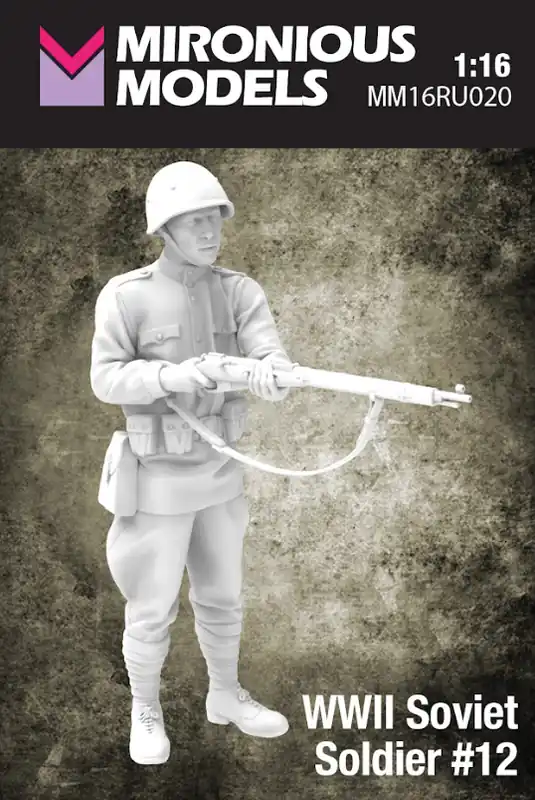 Mironious Models 16RU020 Soviet WWII Soldier No.12 (1 Figure) Vente Directe