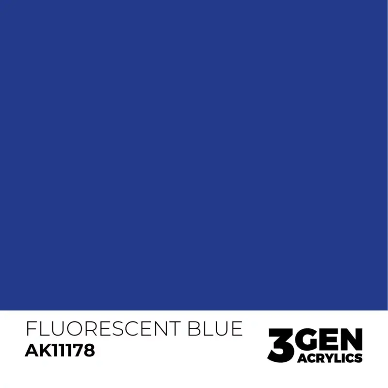 AK Fluorescent Blue Standard (17ml) Retour Gratuit