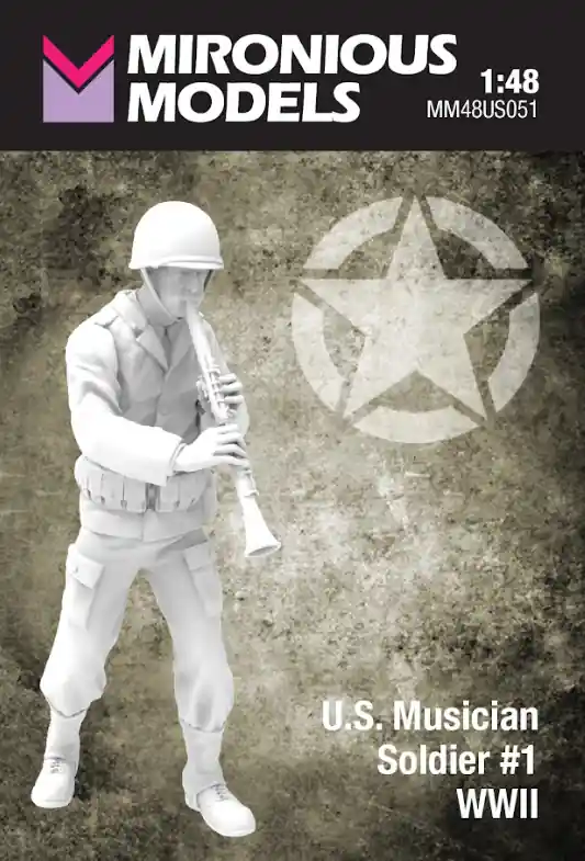 Offre Exclusive Mironious Models 48US051 US WWII Musician Soldier No.1 (1 Figure)