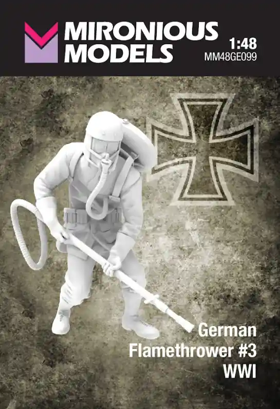 Achetez Aujourd'hui Mironious Models 48GE099 German WWI Flamethrower No.3 (1 Figure)