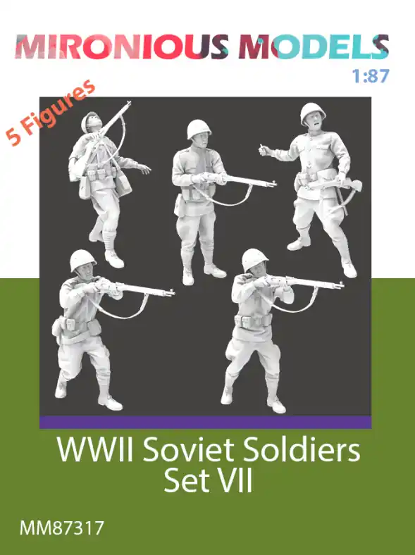 Acheter Direct Mironious Models 87317 Soviet WWII Soldiers Set VII (5 Figures)