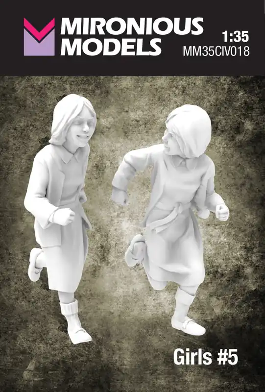Mironious Models 35CIV018 Girls No.5 (2 Figures / 3D-Printed) Commande En Gros