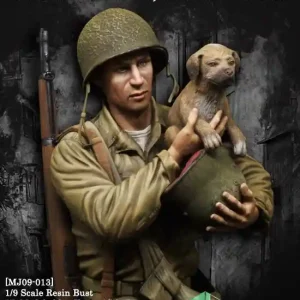 Prix Réduit MJ Miniatures MJ09-013 US WWII Infantry - Saving the Dog