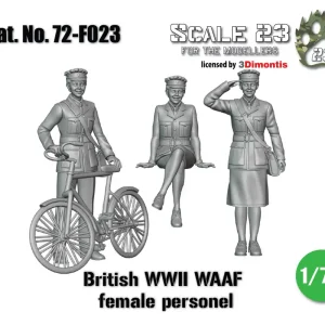 Scale23 72-F023 British WWII WAAF Female Personel (3D-Printed) Achetez Aujourd'hui