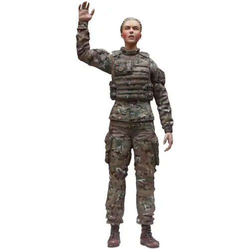 SOLMODEL MM283 British Armed Forces Female Tank Commander Offre Limitée