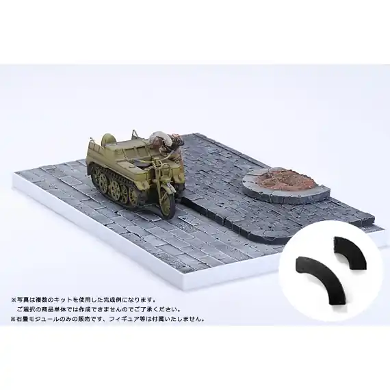 Zoukei Mura SWS-STM06 Stone Pavement Parts 6 (for corner) Meilleur Choix