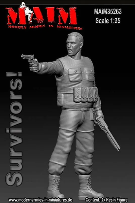Maim 35263 Survivor with Shotgun and Colt Produit De Marque