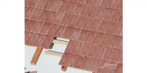 Promotion Juweela 23465 Roof Tiles "Heart Bricks" - Medium Red (390 pcs)