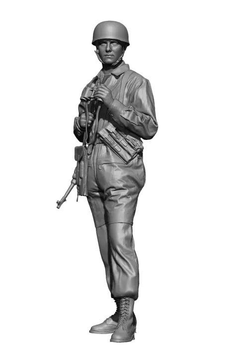 Populaire H3MODELS 48087 German WW2 Fallschirmjaeger 2 (1 Figure)