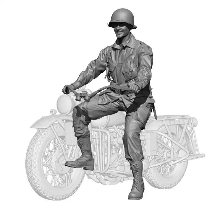 Prix Promo H3MODELS 35108 US WW2 Paratroopers - Ironhorse Rider (NOT Including Motorcycle)