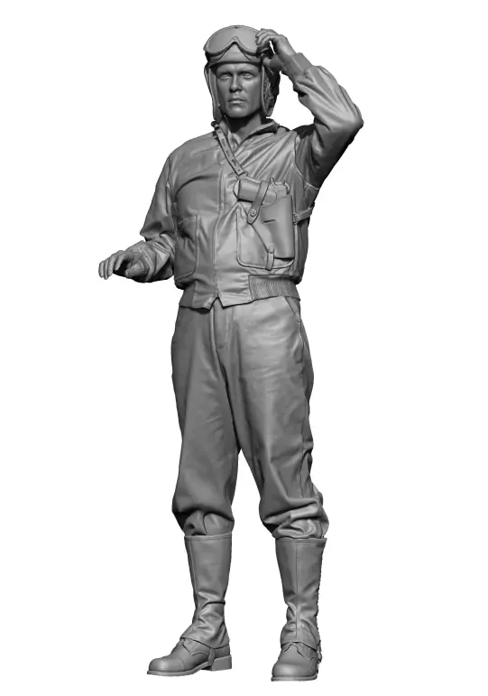 H3MODELS 16065 US WW2 Tank Commander 4 (1 Figure) Top Vente