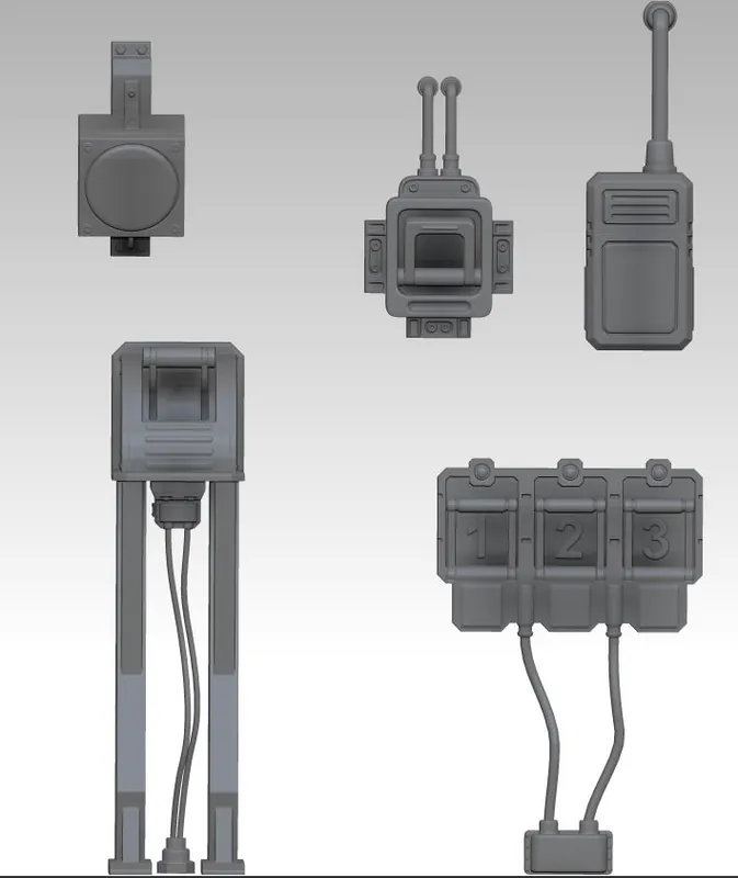 Seulement Aujourd'hui VG DioModels 64052 Electrical Accessories Set