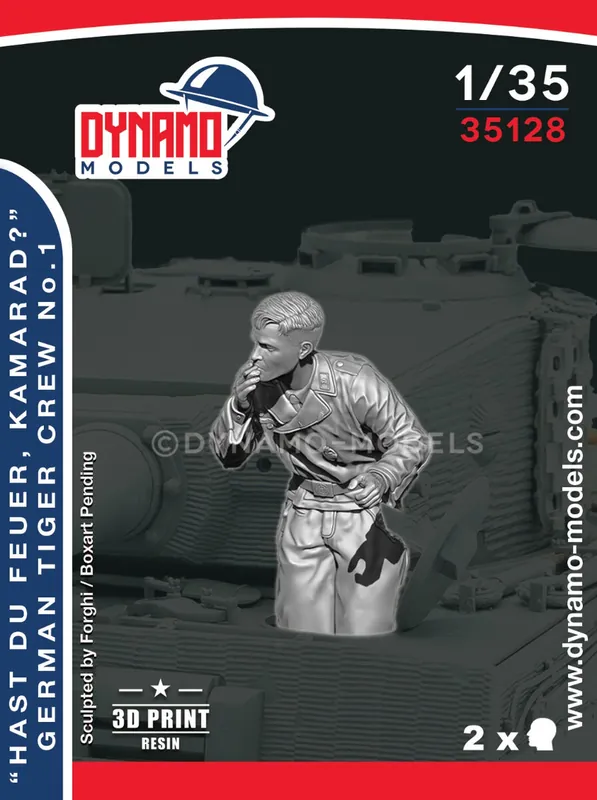 Satisfait Ou Remboursé Dynamo-Models 35128 ‘Hast Du Feuer, Kamarad?‘ German Tiger Crew No.1