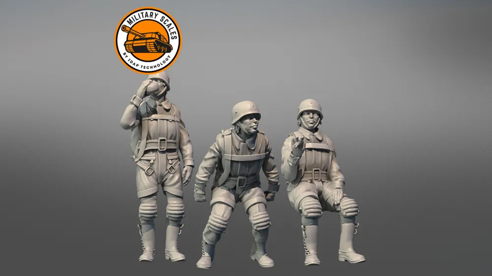 IDAP Technology PMI0620D German Paratroopers Of WWII - Fallschirmjäger 3 Bon Marché