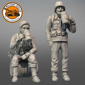 IDAP Technology PMI0595B US Army WWII Drinking Beer Soldiers 1 Réduction